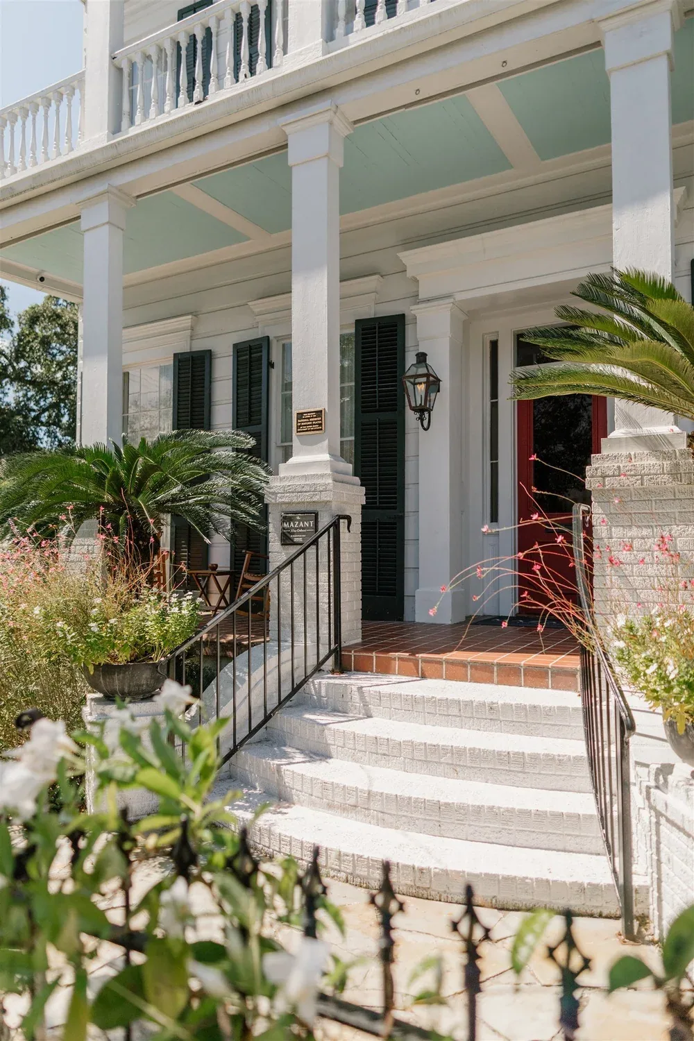 Front door and exterior detail